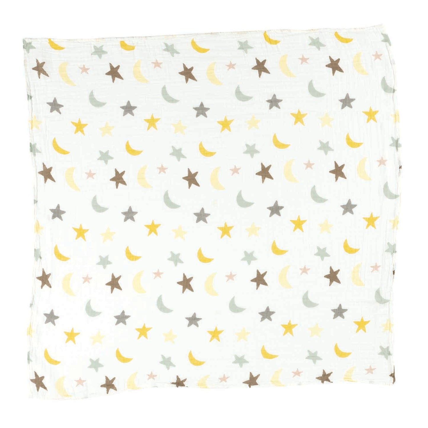 CR Gibson Love You To The Moon Swaddle Blanket