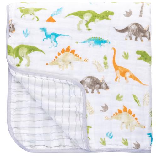 Stephen Joseph Muslin Stroller Blanket - Dinosaur