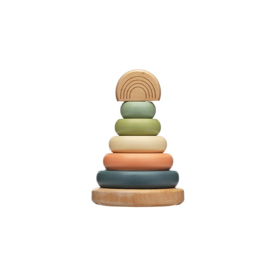 Wooden Stacking Rainbow Baby & Toddler Toy