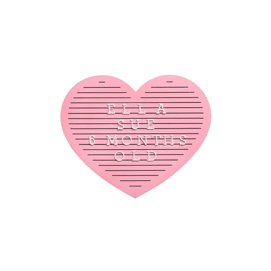 Pearhead Pink Heart Letterboard