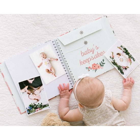 Pearhead Baby's Memory Book & Sticker Set