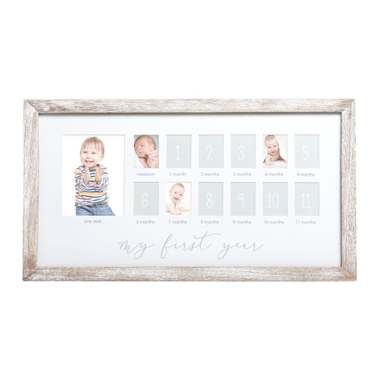 Pearhead Rustic First Year Rectangle Frame