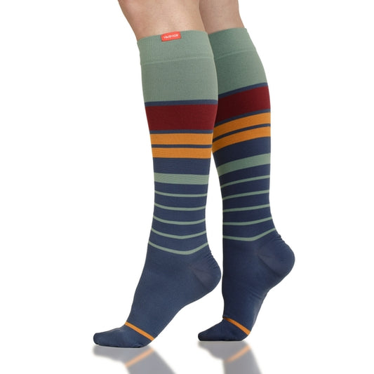 Vim & Vigr Nylon Compression Socks - Rise Stripe